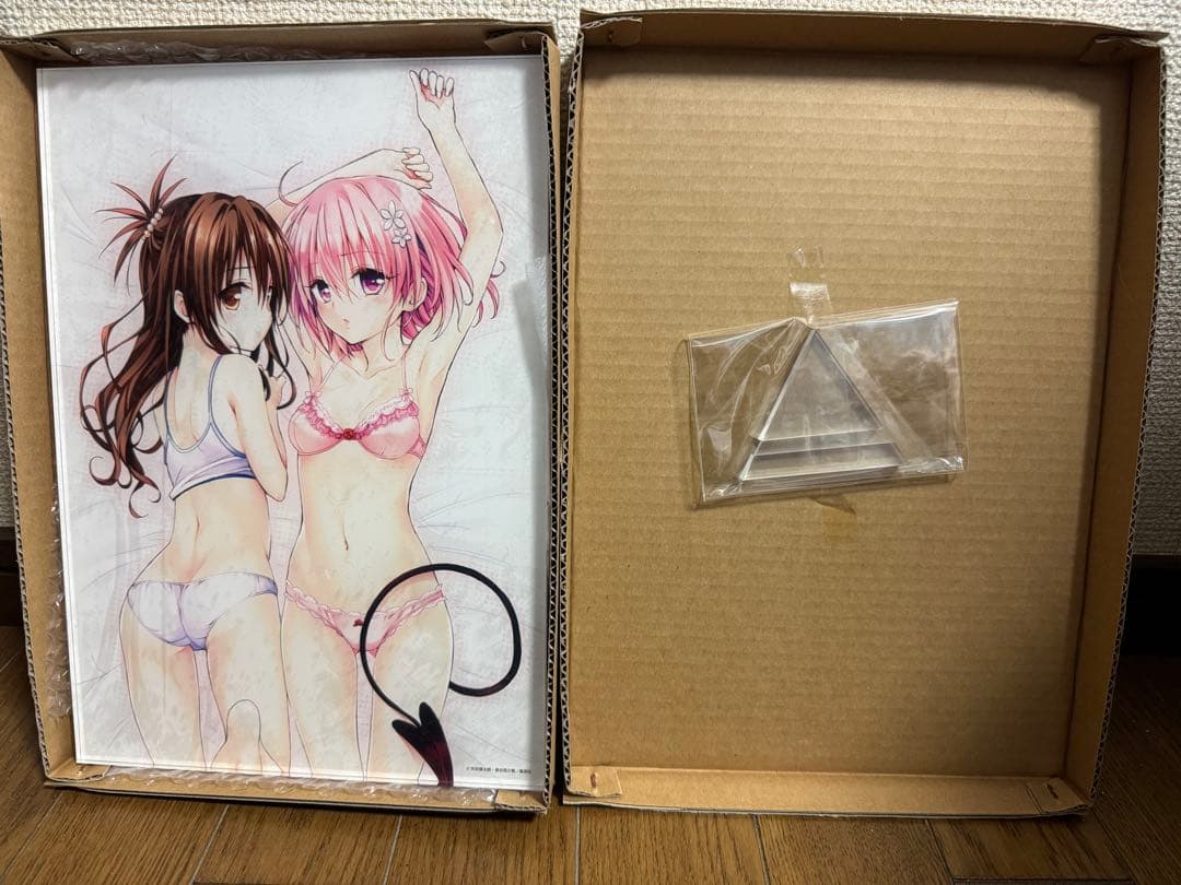 【髪】Toloveる アートパネルB 美柑・モモ【新品】