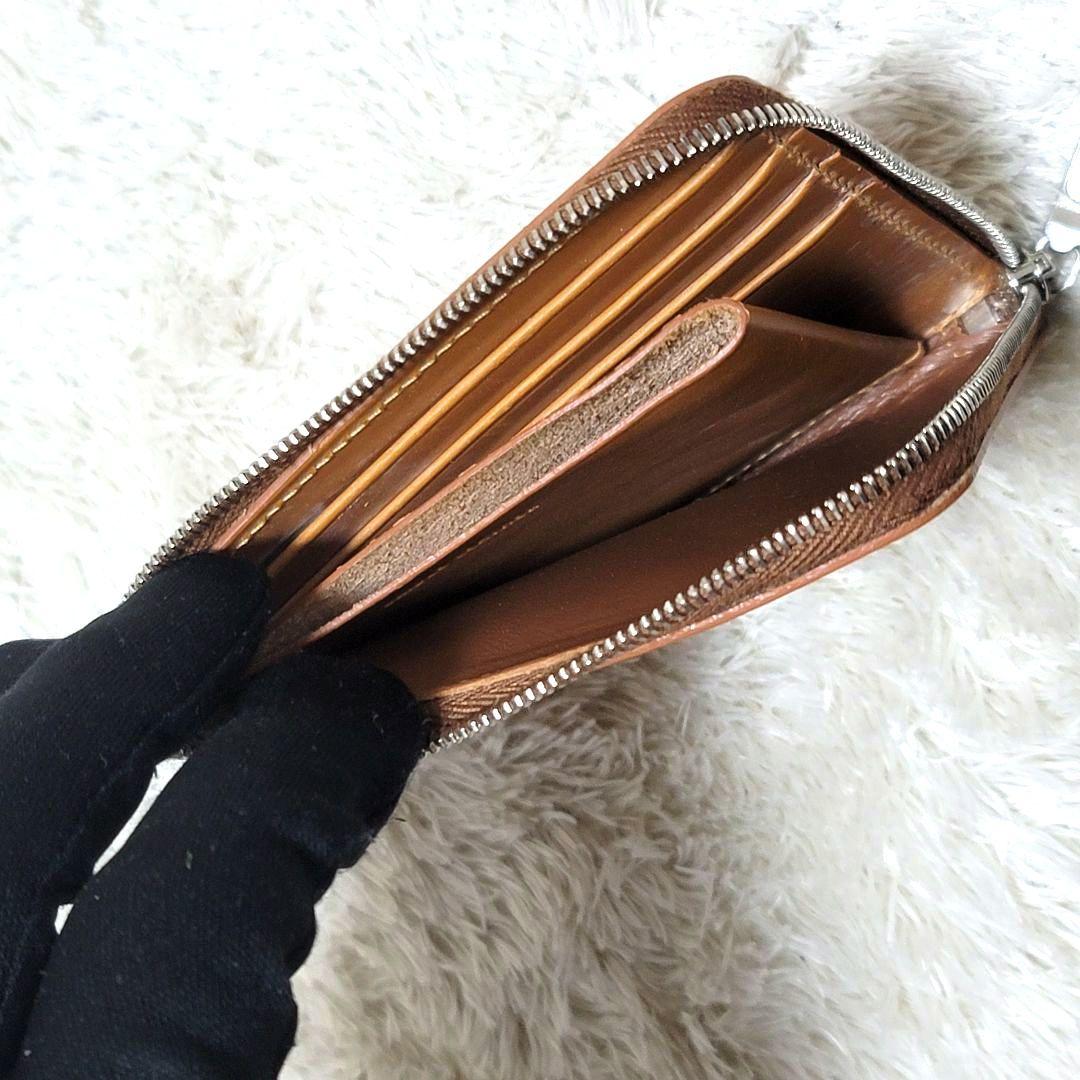 新品 Whitehouse Cox ブライドルレザー L字ファスナー ミニ財布