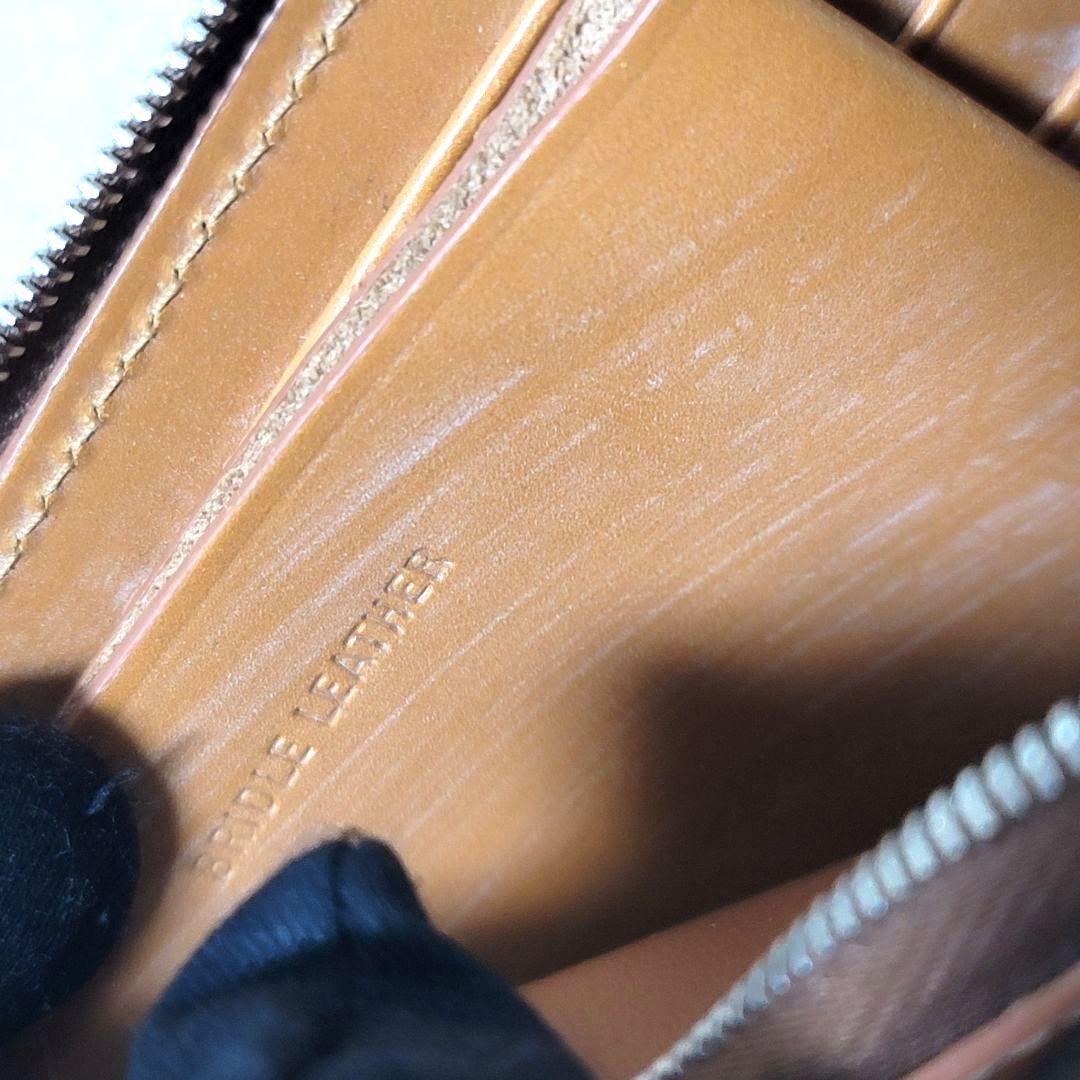 新品 Whitehouse Cox ブライドルレザー L字ファスナー ミニ財布