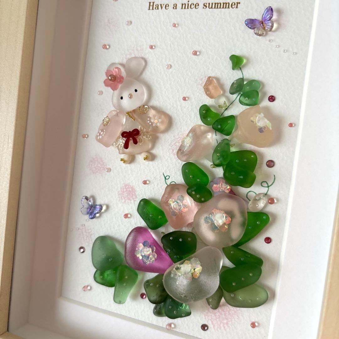 シーグラスアート