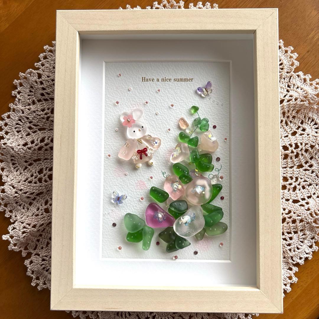 シーグラスアート