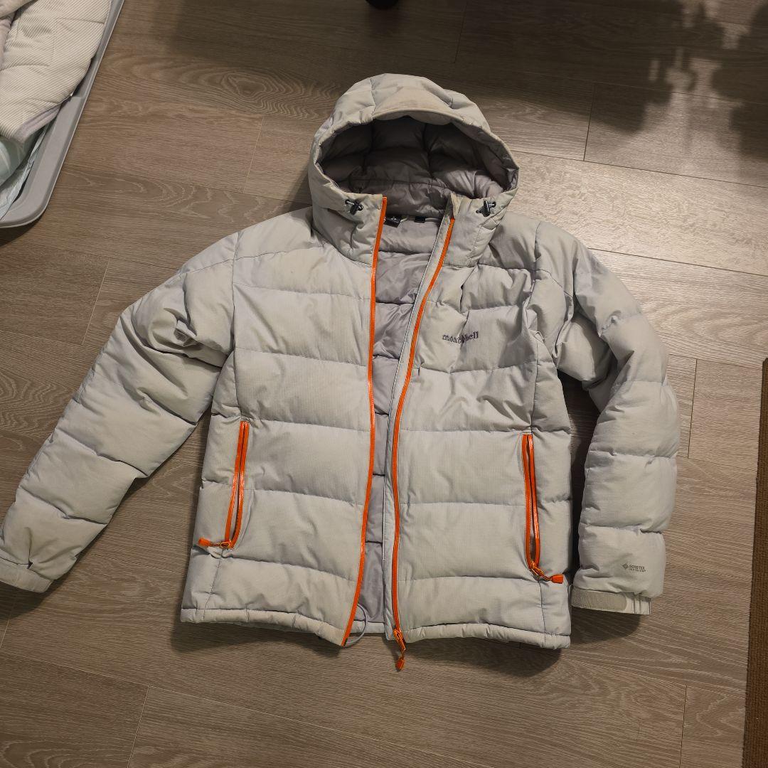 montbell Mサイズ グレー ダウンジャケット
