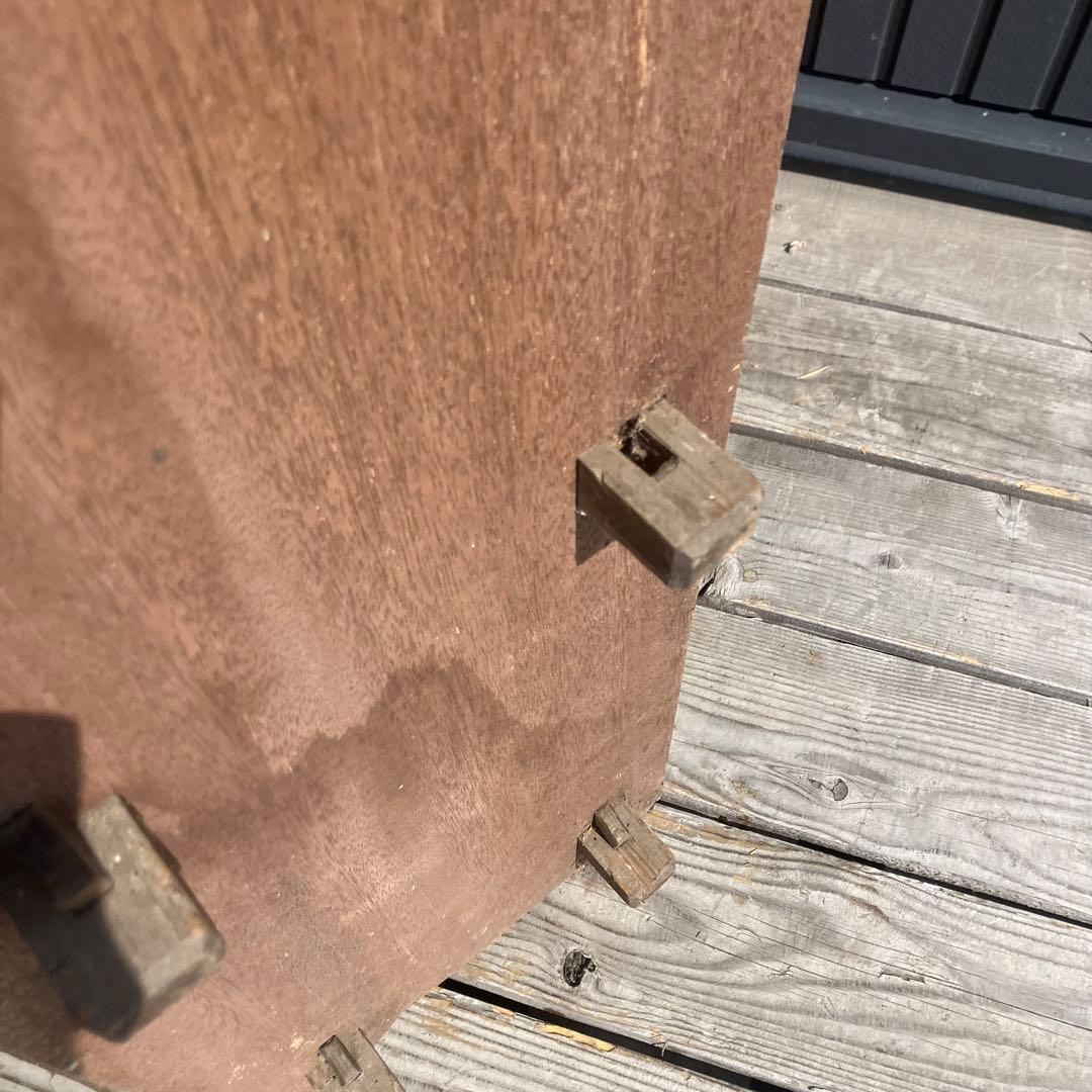 昭和レトロ ミッドセンチュリー くさび型 楔棚 6段木製オープンラック 飾り棚