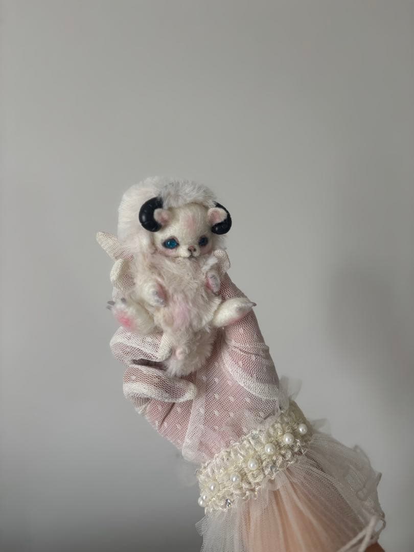 アートドール　マシュマロ幻獣47 羊毛フェルト