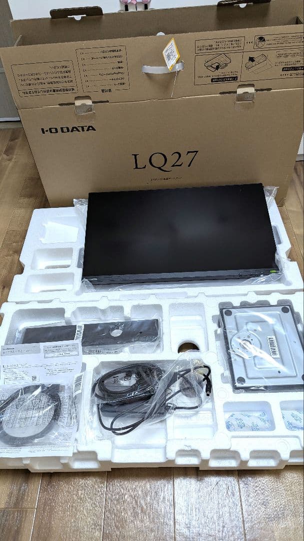 2025年に約5.5万で購入/極美品　I-O DATA27型 WQHD モニター
