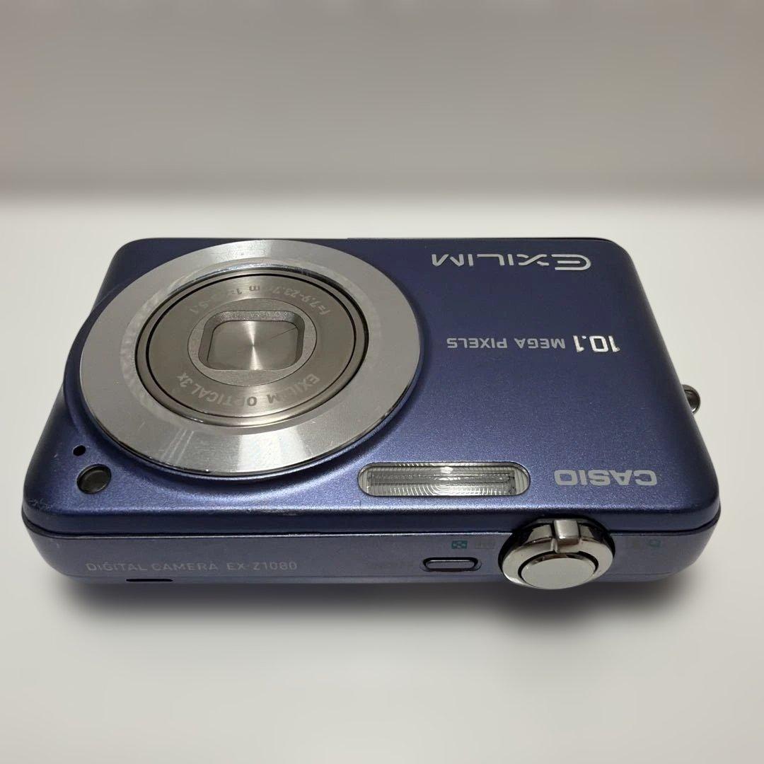 【説明書・充電器付き】CASIO コンデジ　EX-Z1080 パープル
