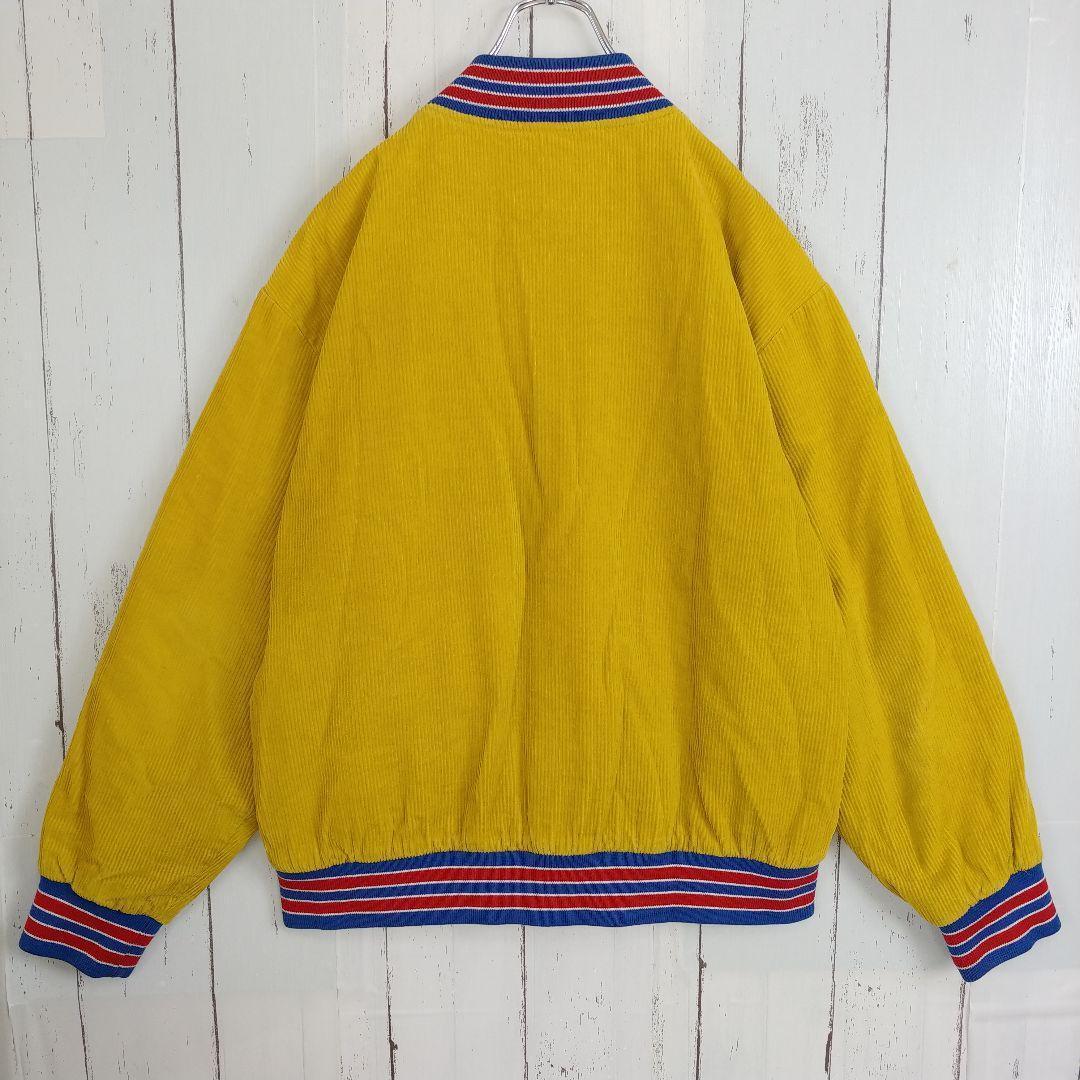 【入手困難】supreme コーデュロイジャケット デカロゴ 黄色 青