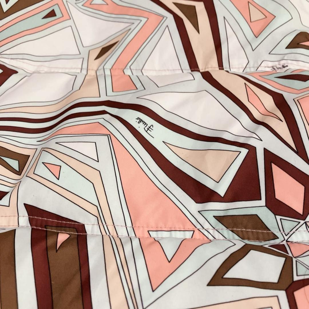 【圧倒的な高級感！】EMILIO PUCCI ダウンロングコート　プッチ柄　36