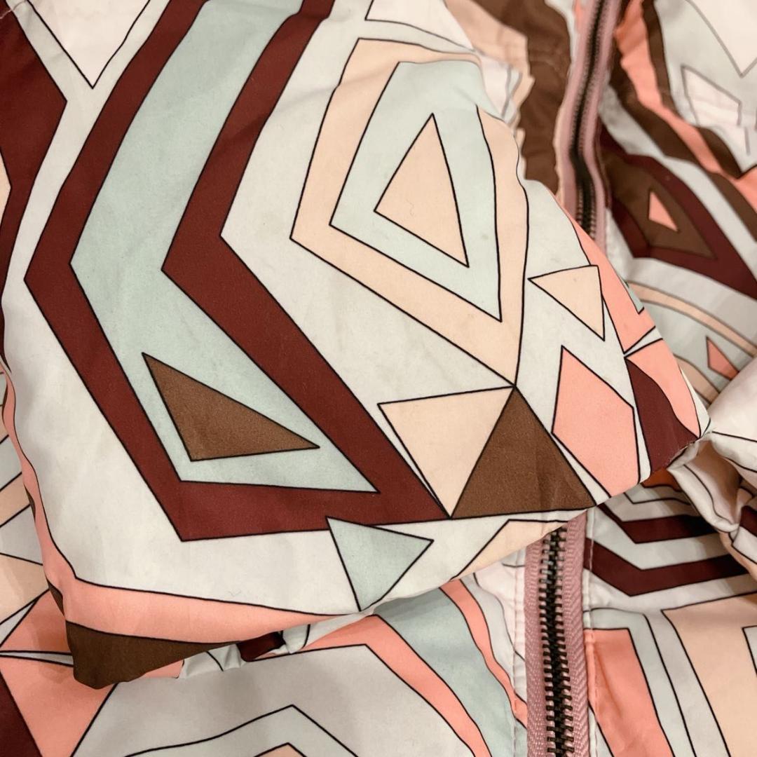 【圧倒的な高級感！】EMILIO PUCCI ダウンロングコート　プッチ柄　36