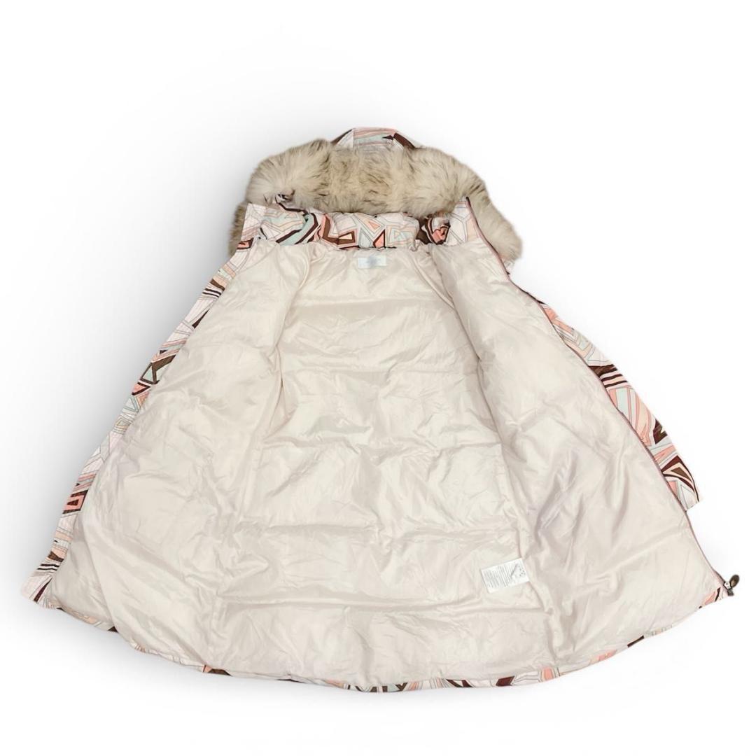 【圧倒的な高級感！】EMILIO PUCCI ダウンロングコート　プッチ柄　36