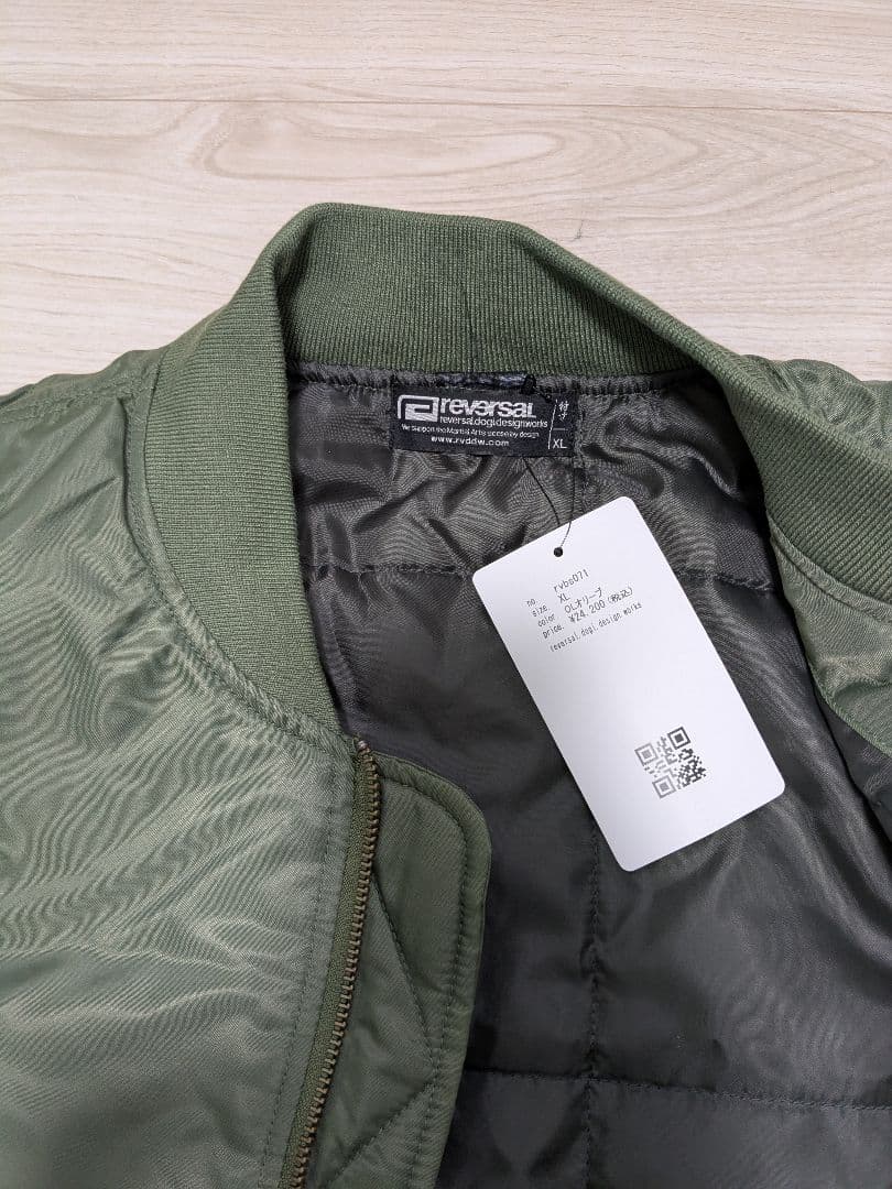 REVERSAL 「rvddw NYLON MA-1」 リバーサル ジャンパー