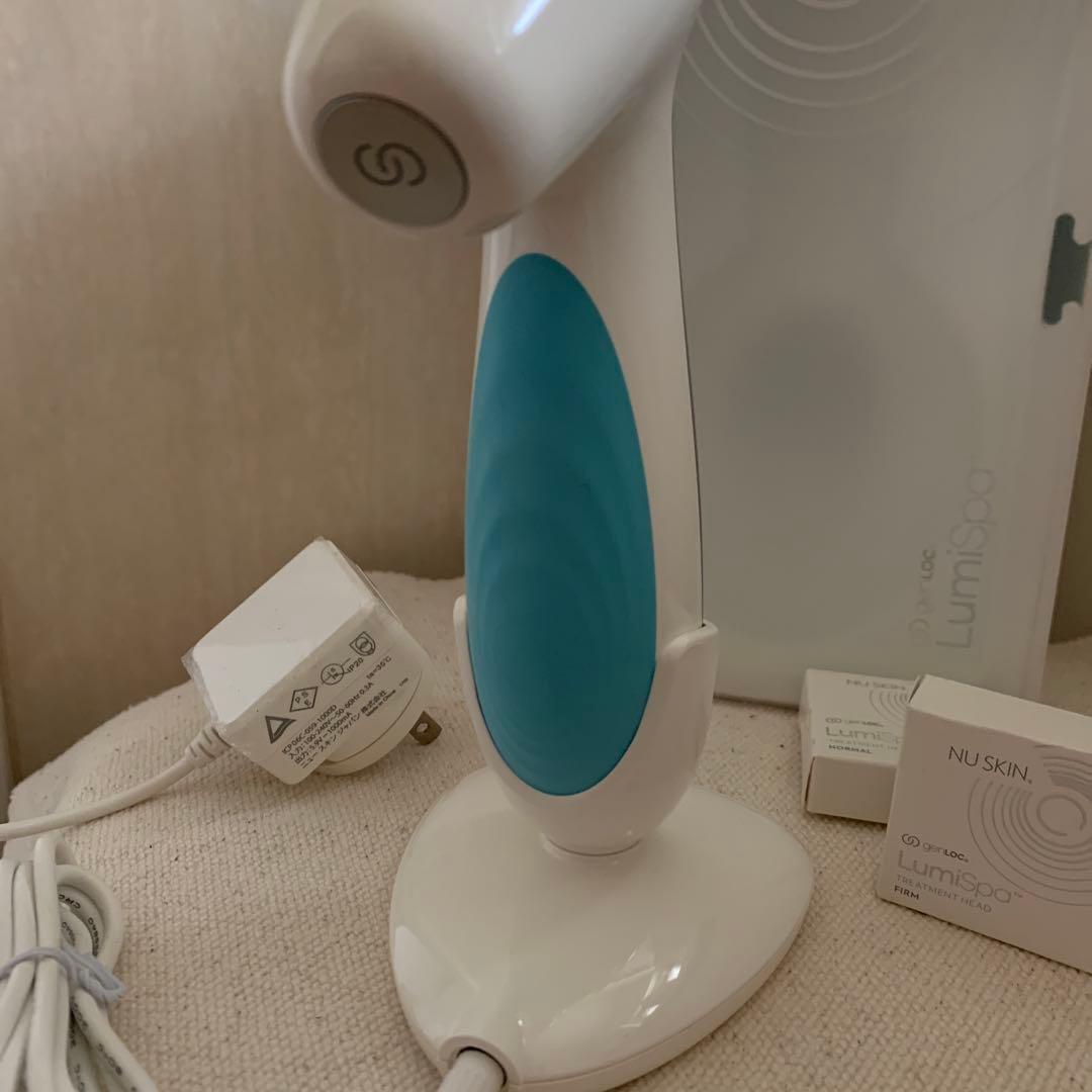 【一度作動のみ】NU Skin⭐︎Lumispa 美顔器 （取説、ヘッド2個新品）