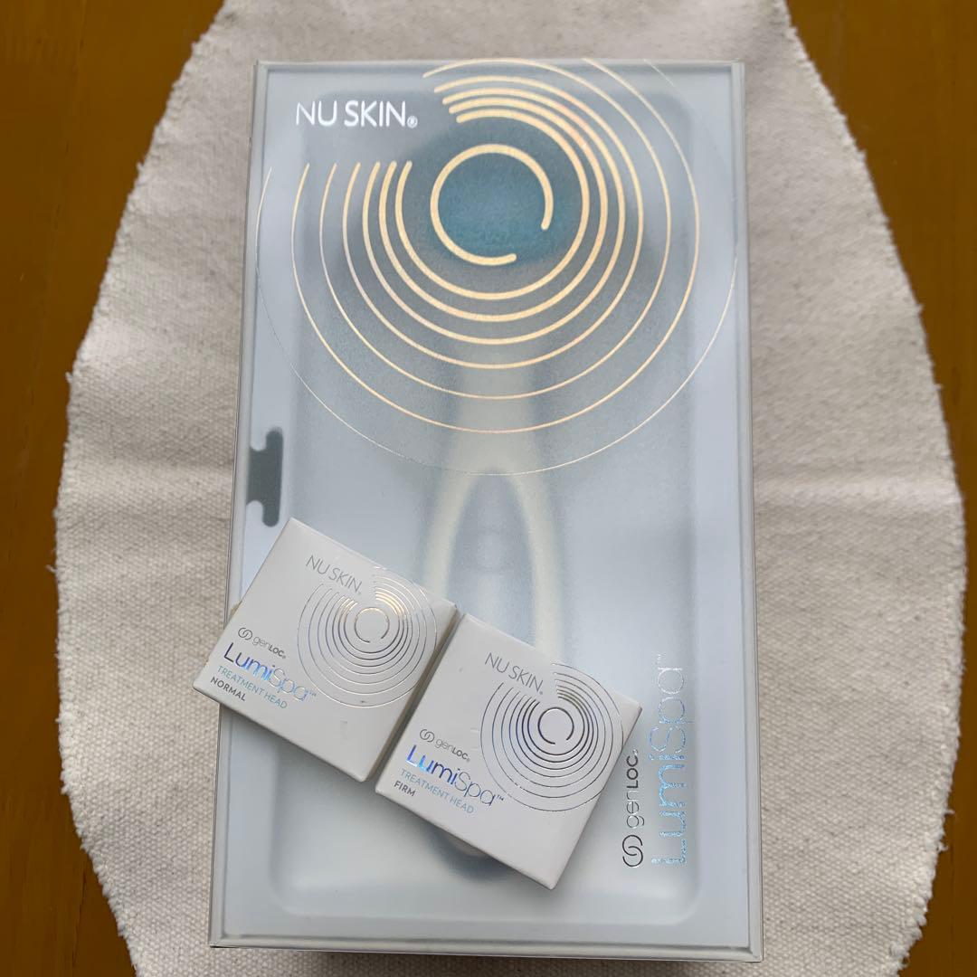 【一度作動のみ】NU Skin⭐︎Lumispa 美顔器 （取説、ヘッド2個新品）