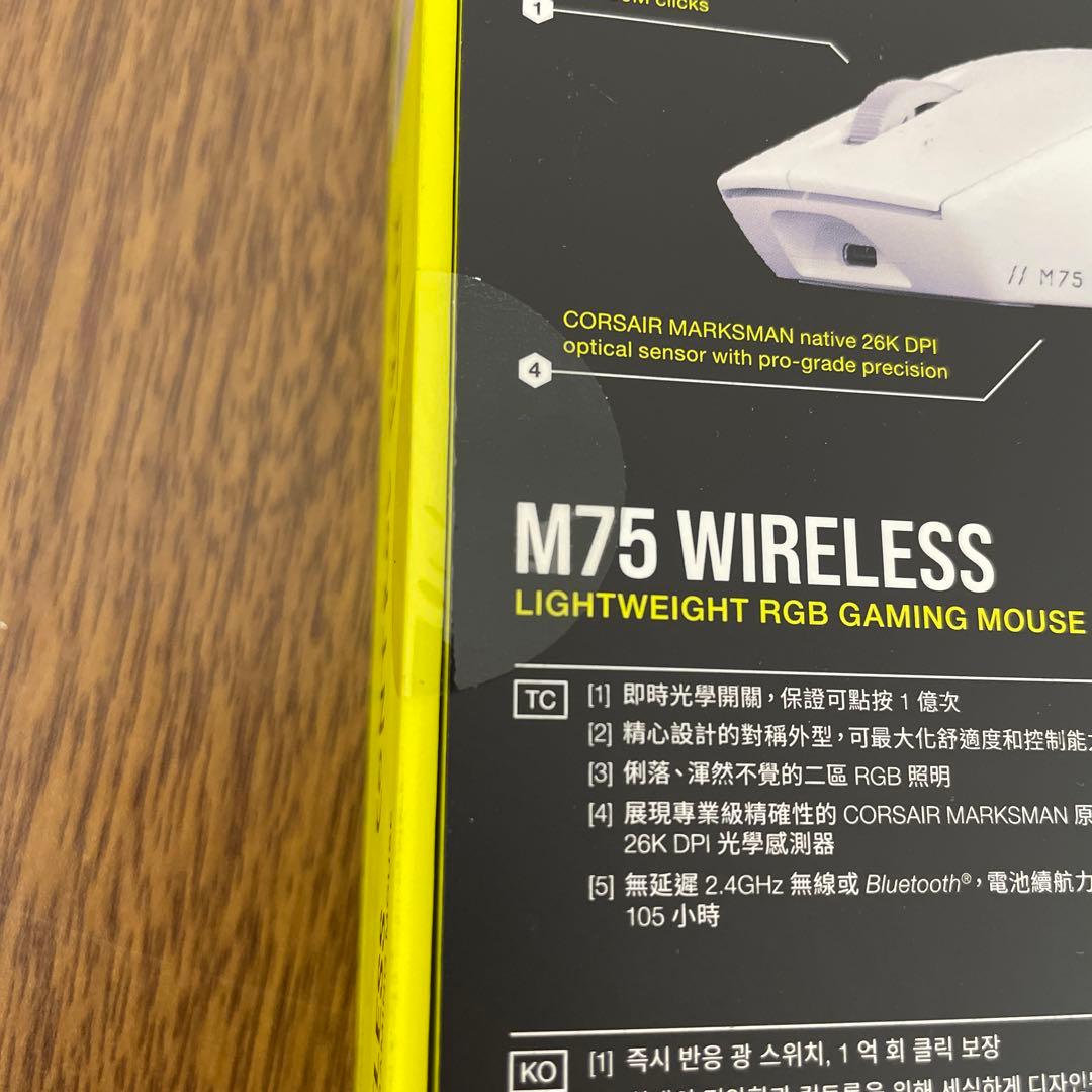 11043 CORSAIR M75 WIRELESS軽量RGB ゲーミングマウス