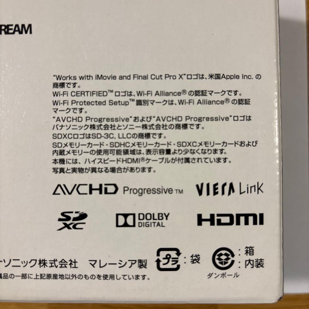 Panasonic HC-W580M 32GB HD デジタルビデオカメラ