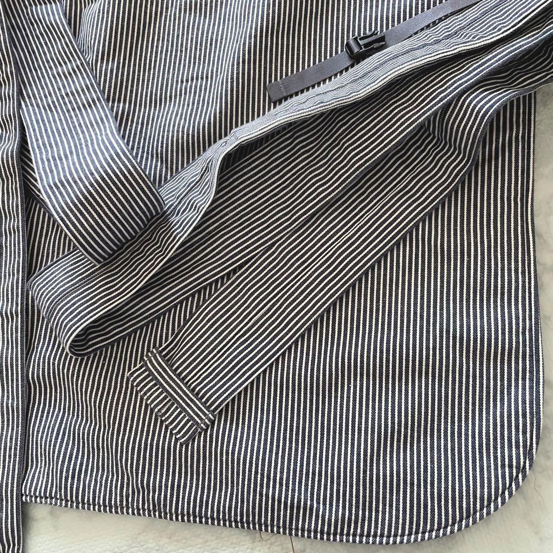 【定価20900円♡】グランモッコ おんぶ紐 抱っこ紐 紺 ネイビー ストライプ