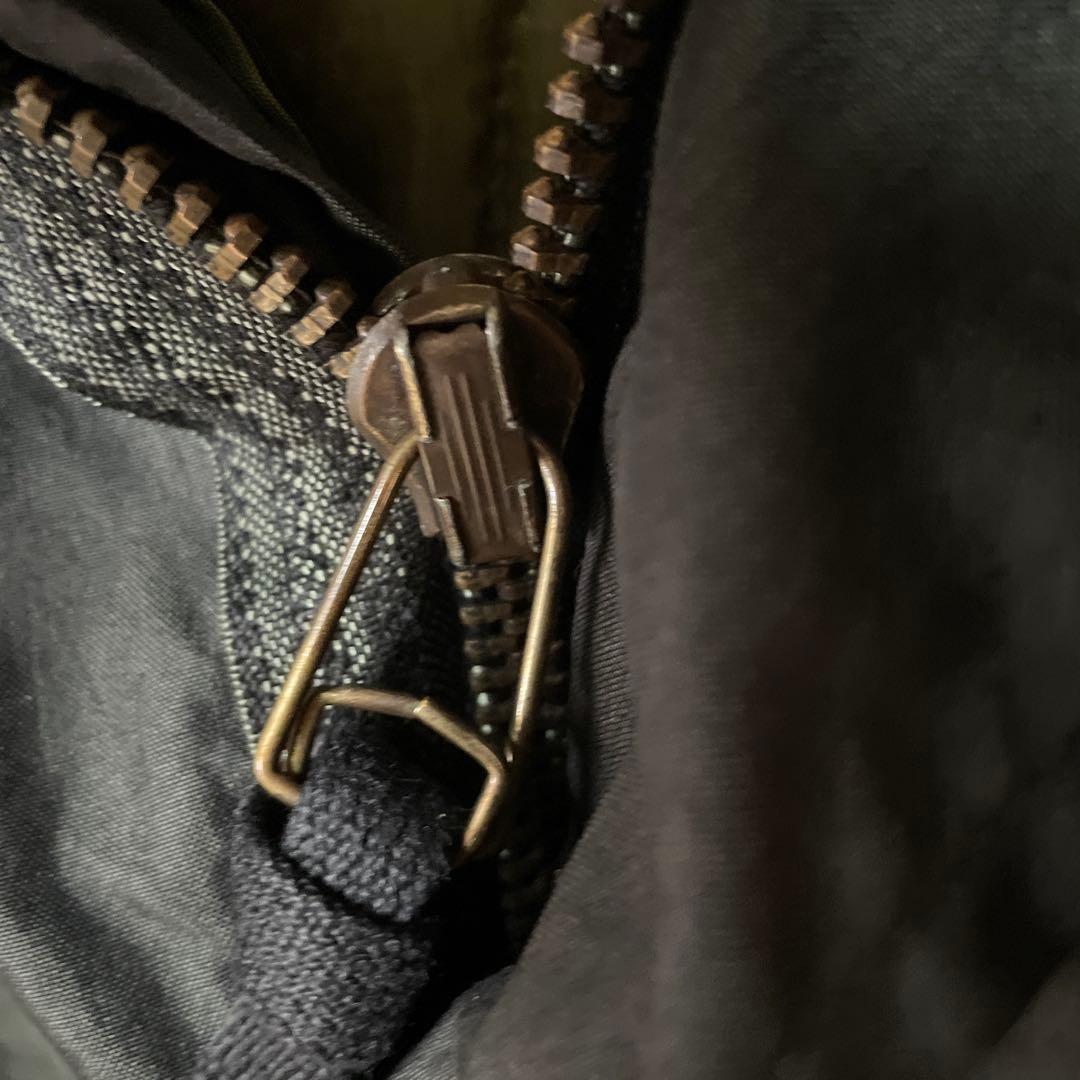 70's 後染め m-65 フルセット フィッシュテール　黒染め　オーバーダイ