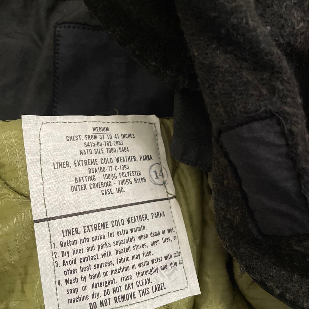 70's 後染め m-65 フルセット フィッシュテール　黒染め　オーバーダイ