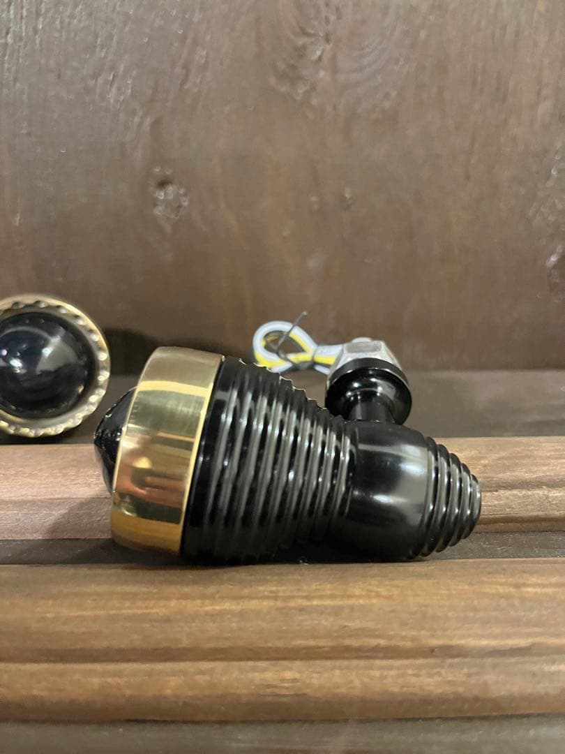 バレットウインカー　ビンテージスタイル　真鍮　4個セット