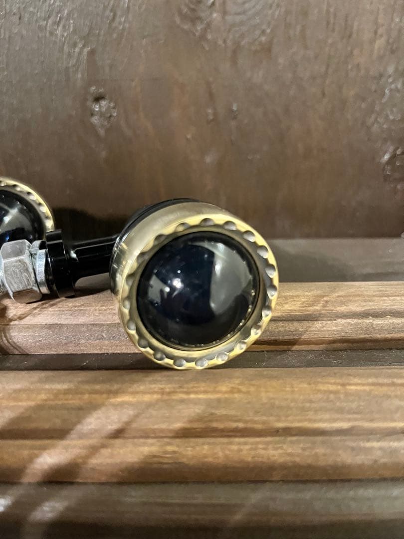 バレットウインカー　ビンテージスタイル　真鍮　4個セット