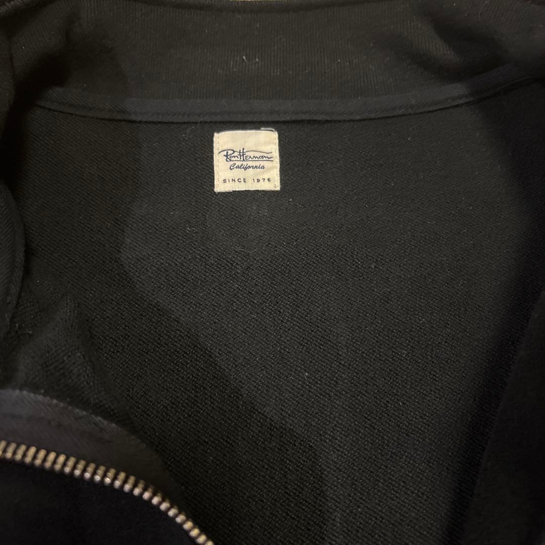 ロンハーマンハーフジップ スウェットトレーナー黒L