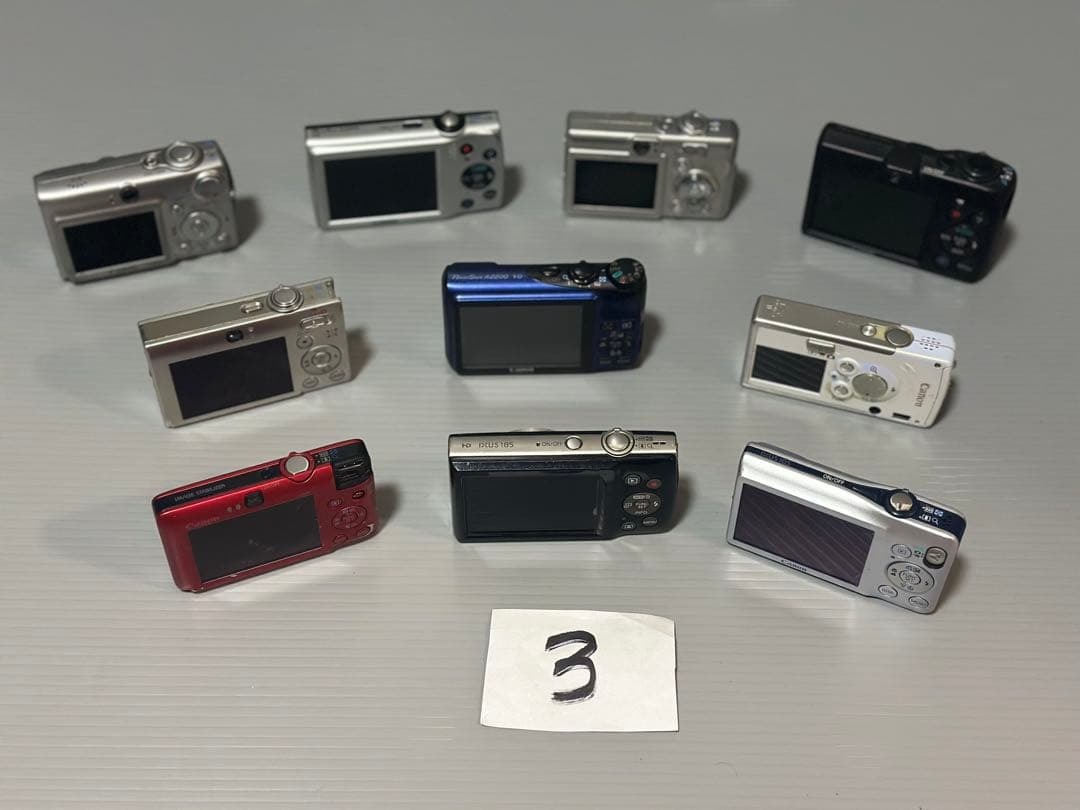 (Canon) 10台 デジカメラ まとめ【動作未確認ジャンク扱】③