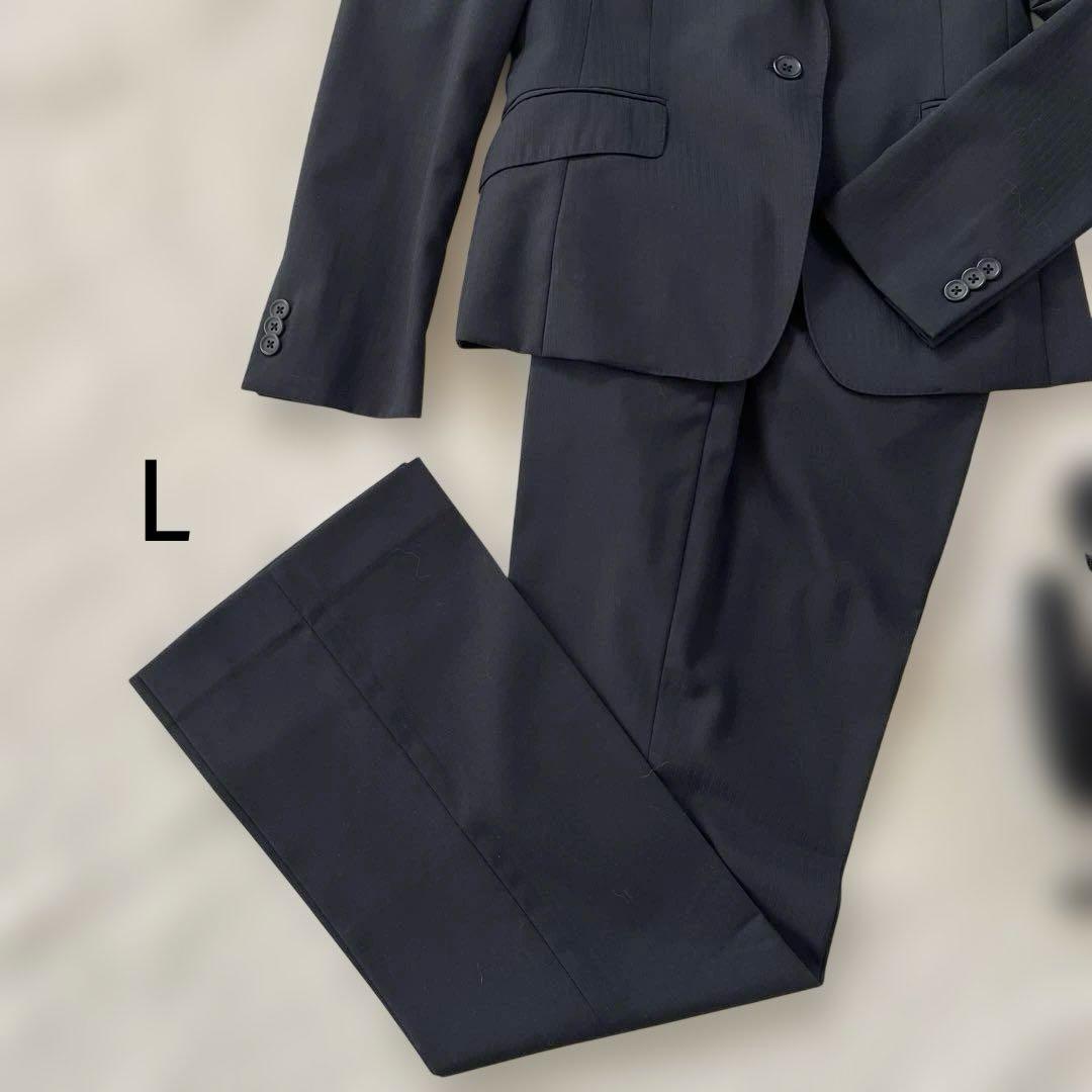 超美品♡ユナイテッドアローズ ストライプ スーツ 紺 M+L オールシーズン