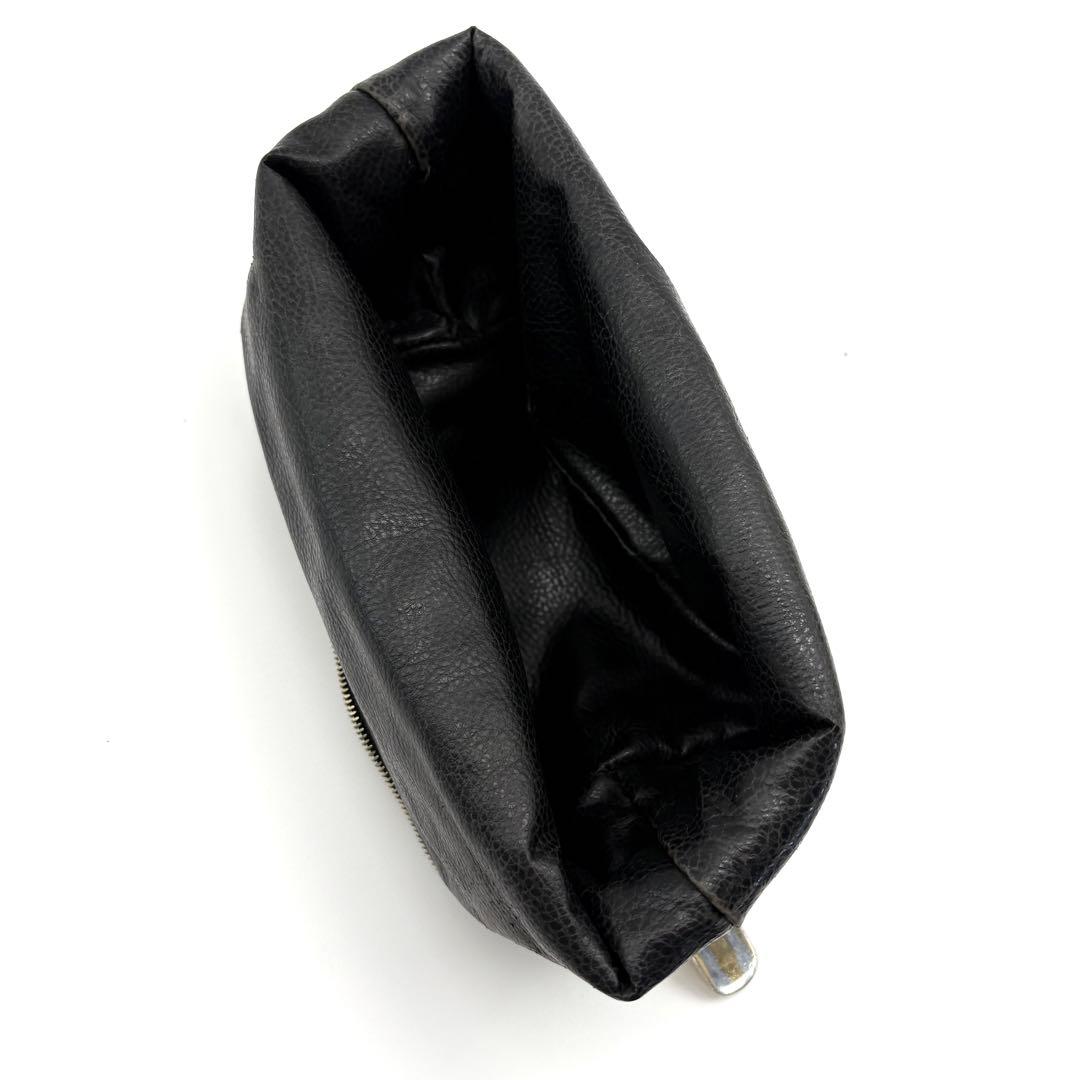 【美品】FENDI　アクセサリーポーチ　ロック金具　ゴールド　ズッカ　FF柄