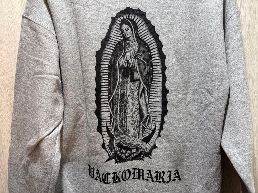 ワコマリア 26年SS トレーナー グレー Lサイズ マリア像 新品未使用