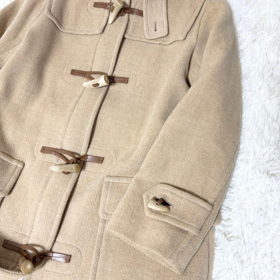 バーバリーロンドン フード付き ロングダッフルコート キャメル サイズ40