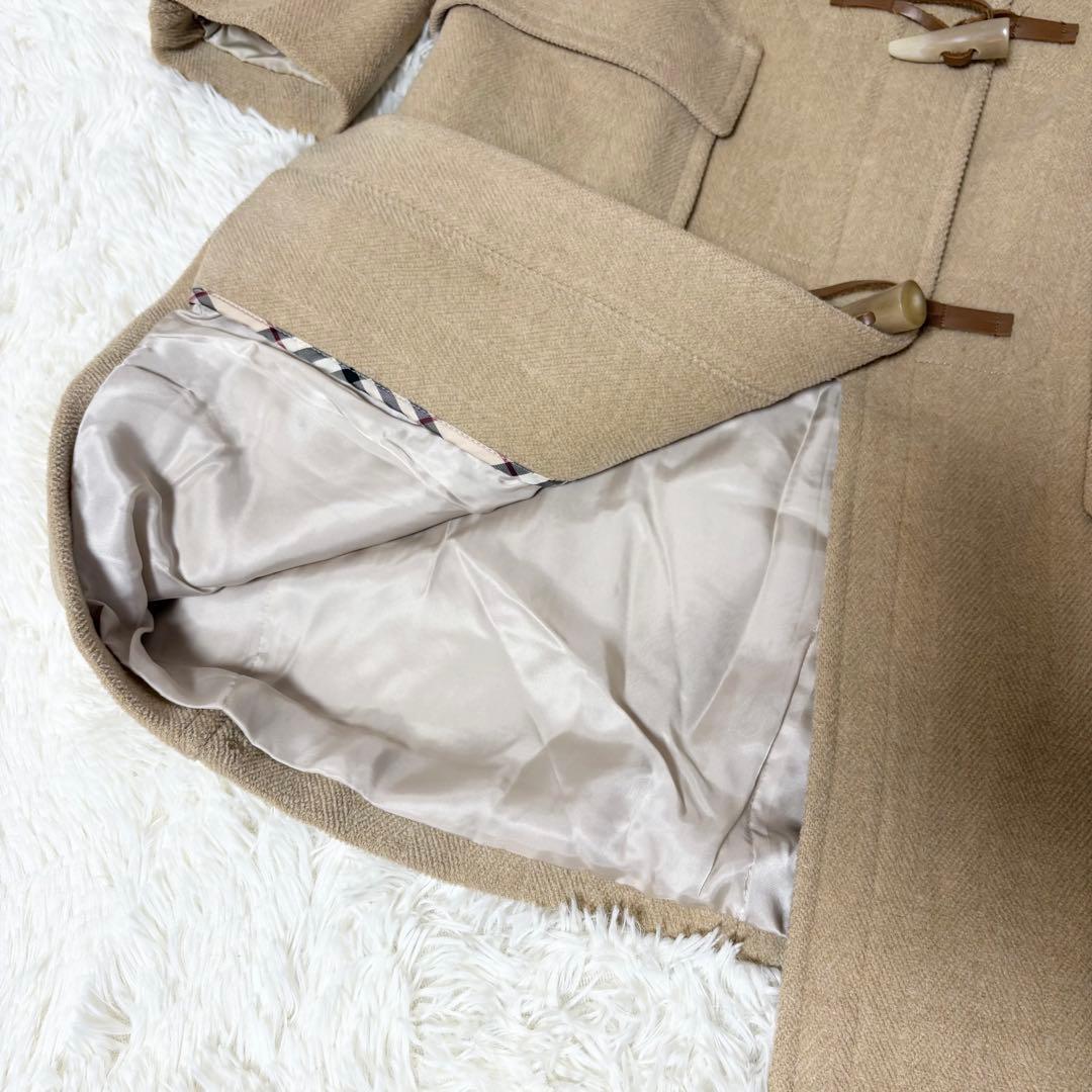 バーバリーロンドン フード付き ロングダッフルコート キャメル サイズ40