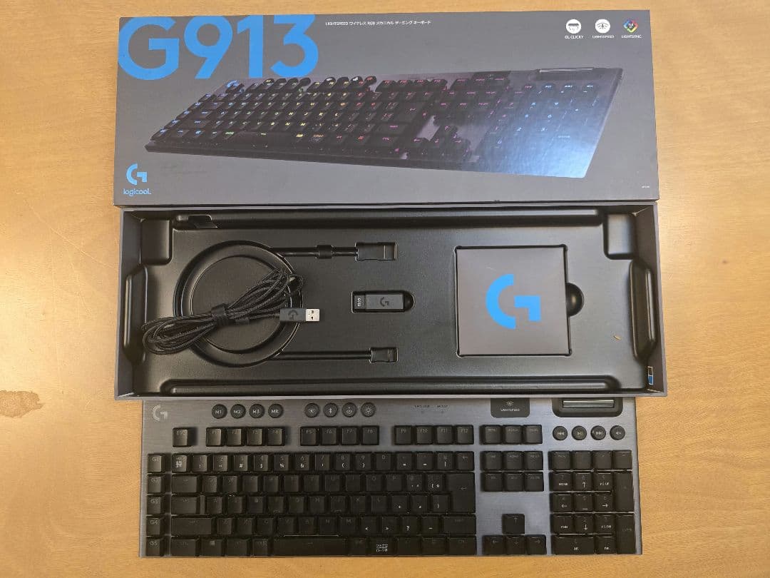 【美品】Logicool G913-CL ワイヤレスキーボード