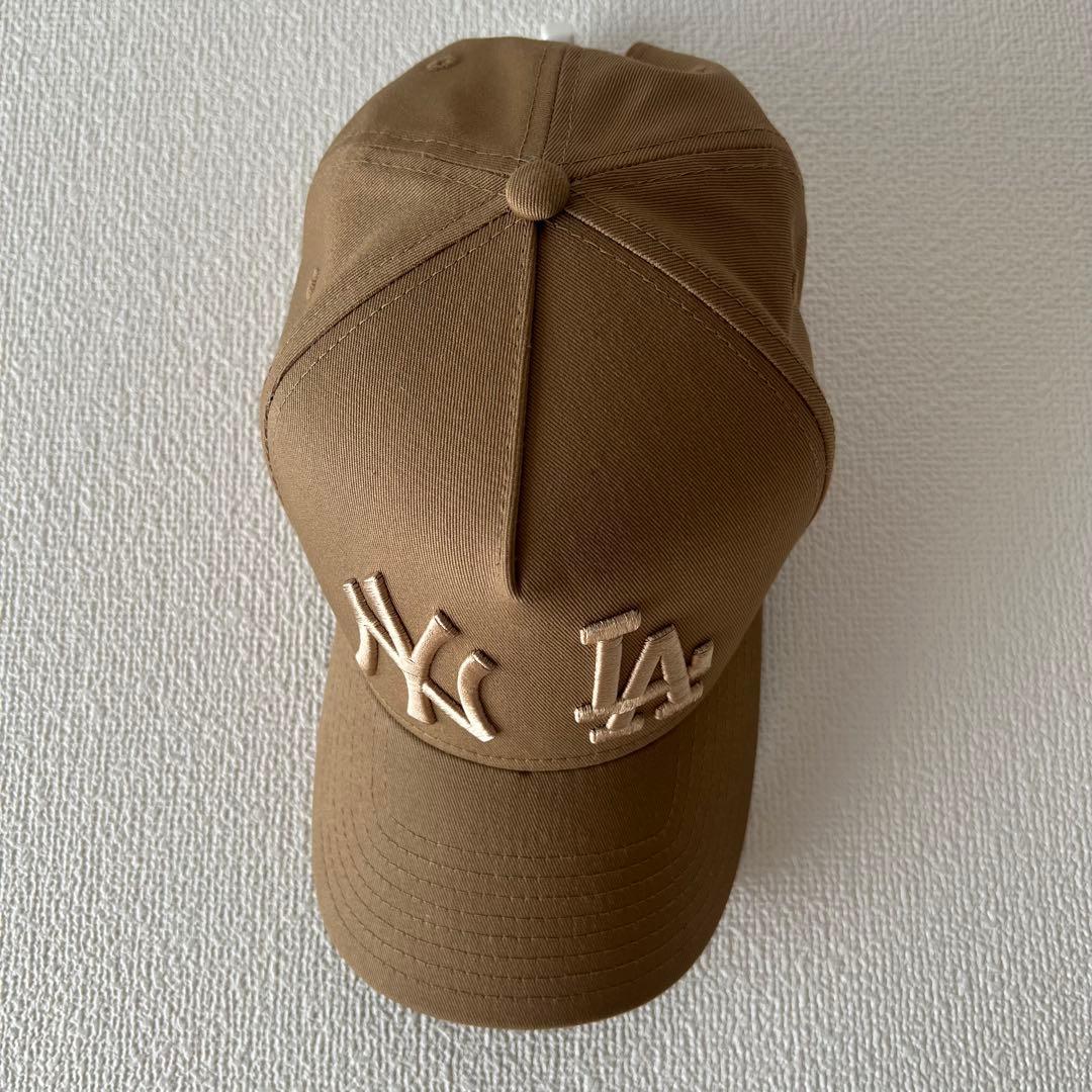 美品　NEW ERA ニューエラ 9FORTY DOUBLE LOGO キャップ