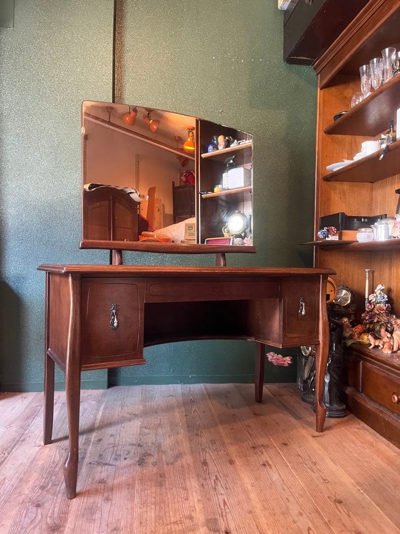 猫脚 ドレッサー 鏡台 インテリア 家具 アンティーク ビンテージ 昭和レトロ
