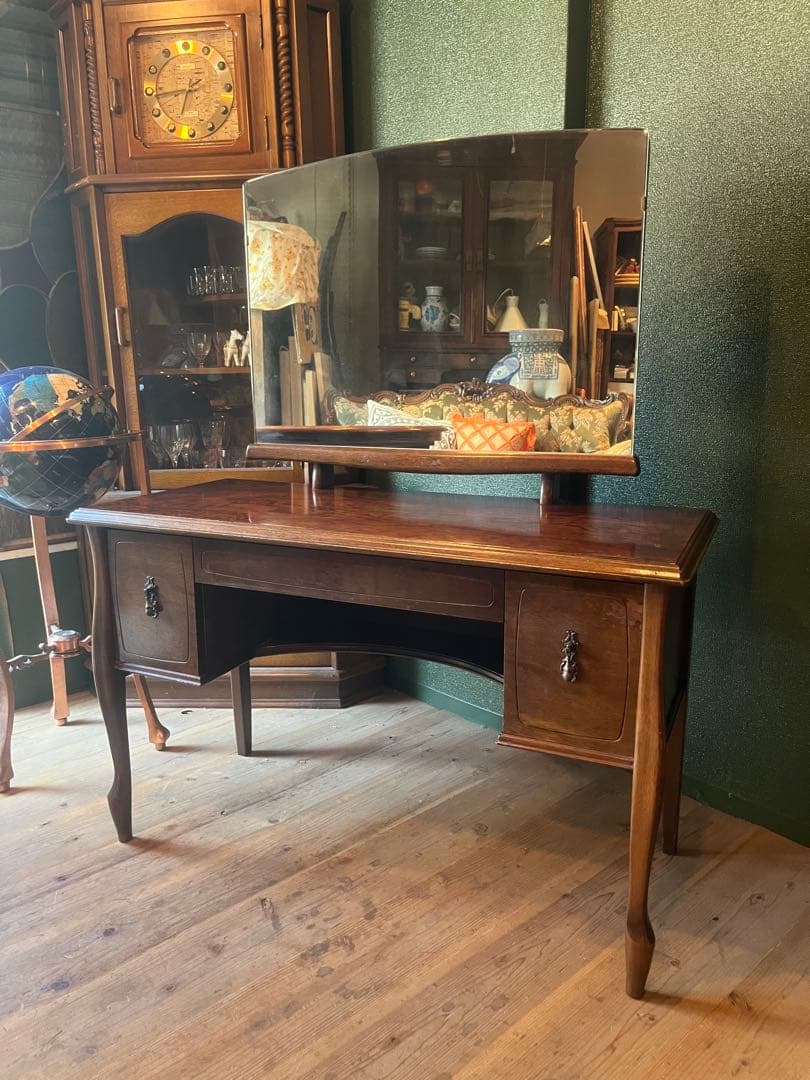 猫脚 ドレッサー 鏡台 インテリア 家具 アンティーク ビンテージ 昭和レトロ