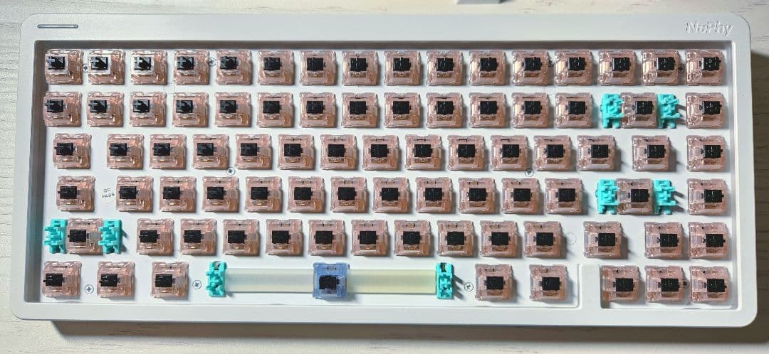 【完動品】Nuphy Halo75 v1 Rose Glacier軸