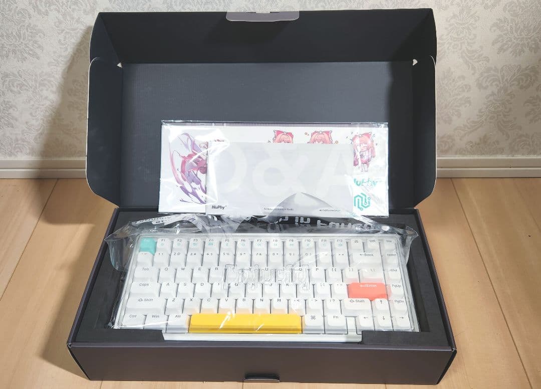 【完動品】Nuphy Halo75 v1 Rose Glacier軸