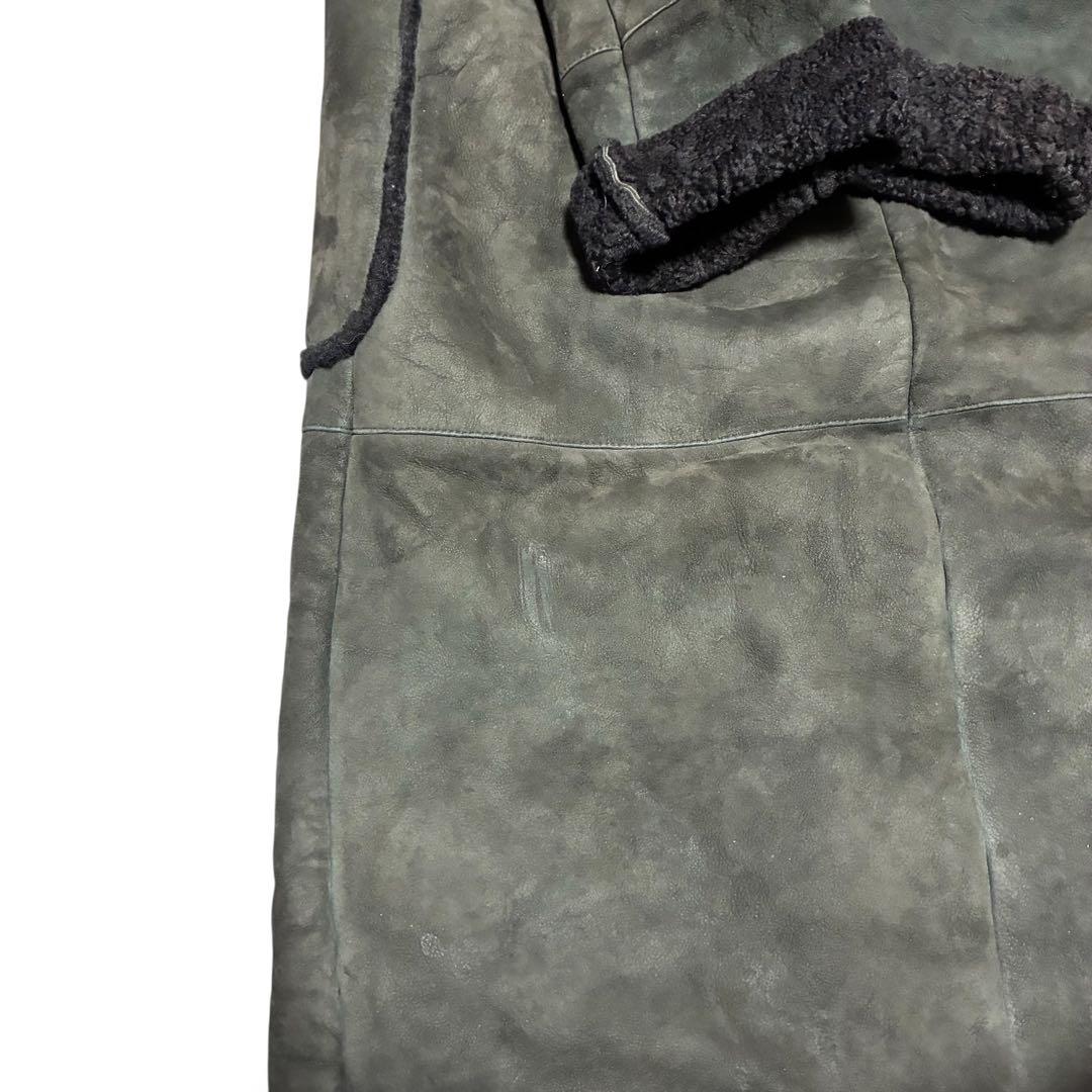 ジャケット・アウター rare 45rpm mouton coat long darkgreen
