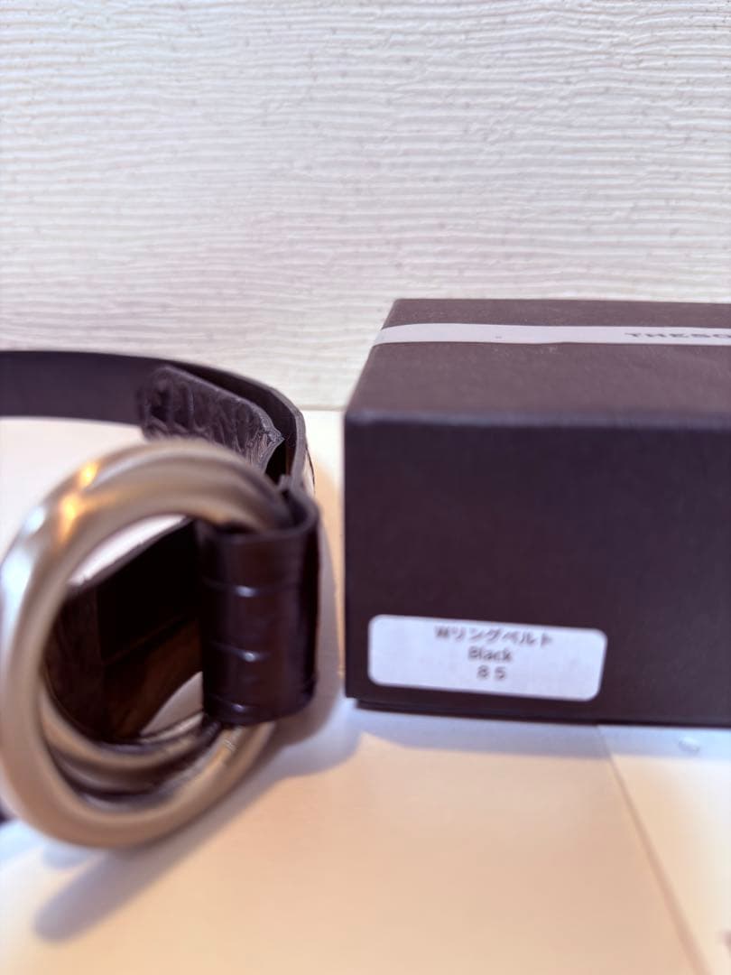 THESOLE MASTER PLA BLACKNクロコダイルリングベルト 85