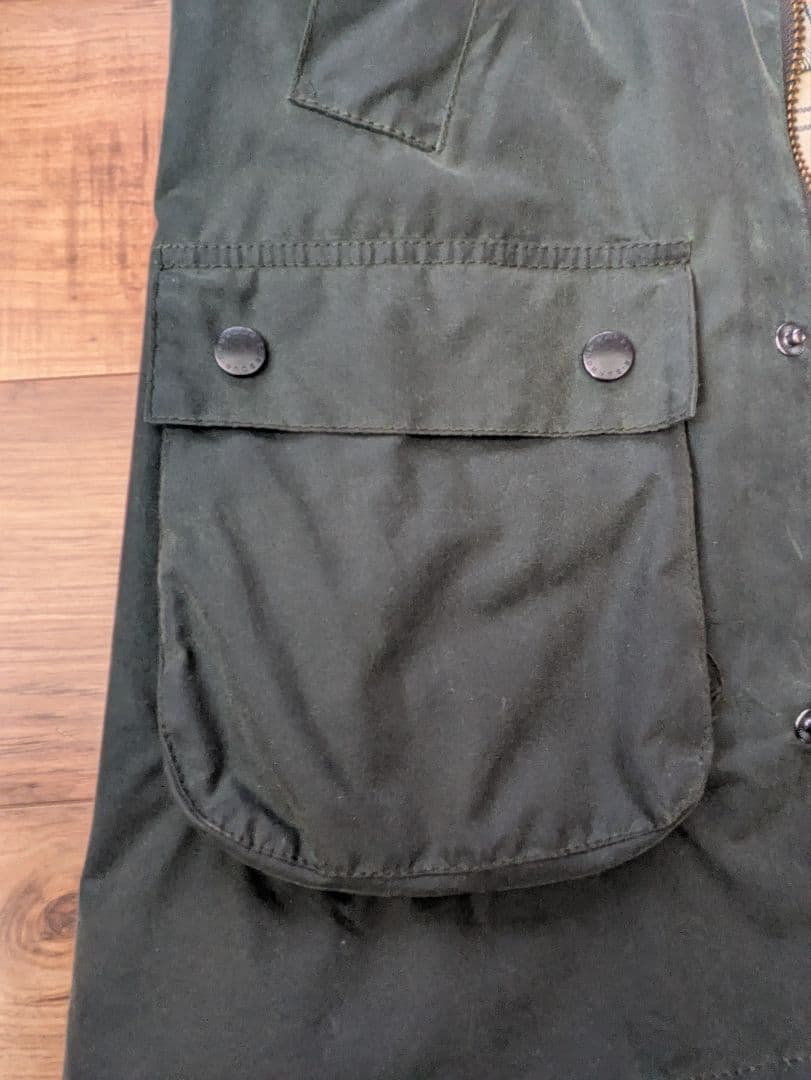 バブアー　ビデイル　オリーブ　38