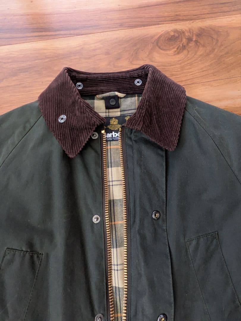 バブアー　ビデイル　オリーブ　38