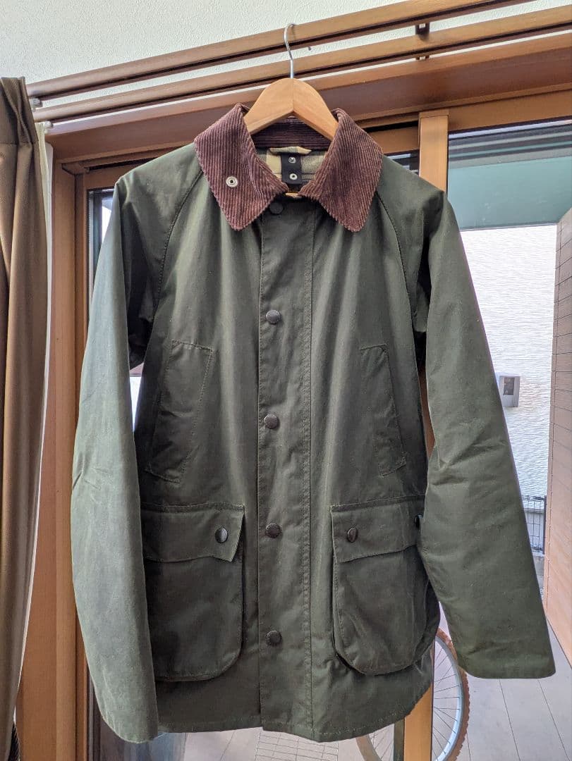 バブアー　ビデイル　オリーブ　38