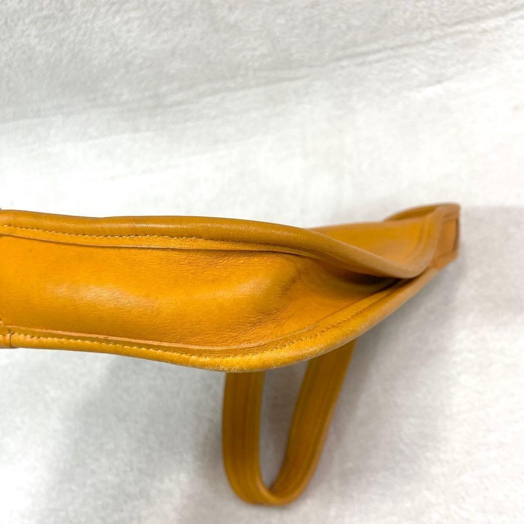 バッグ VINTAGE OLD COACH ERGO USA yellow BAG