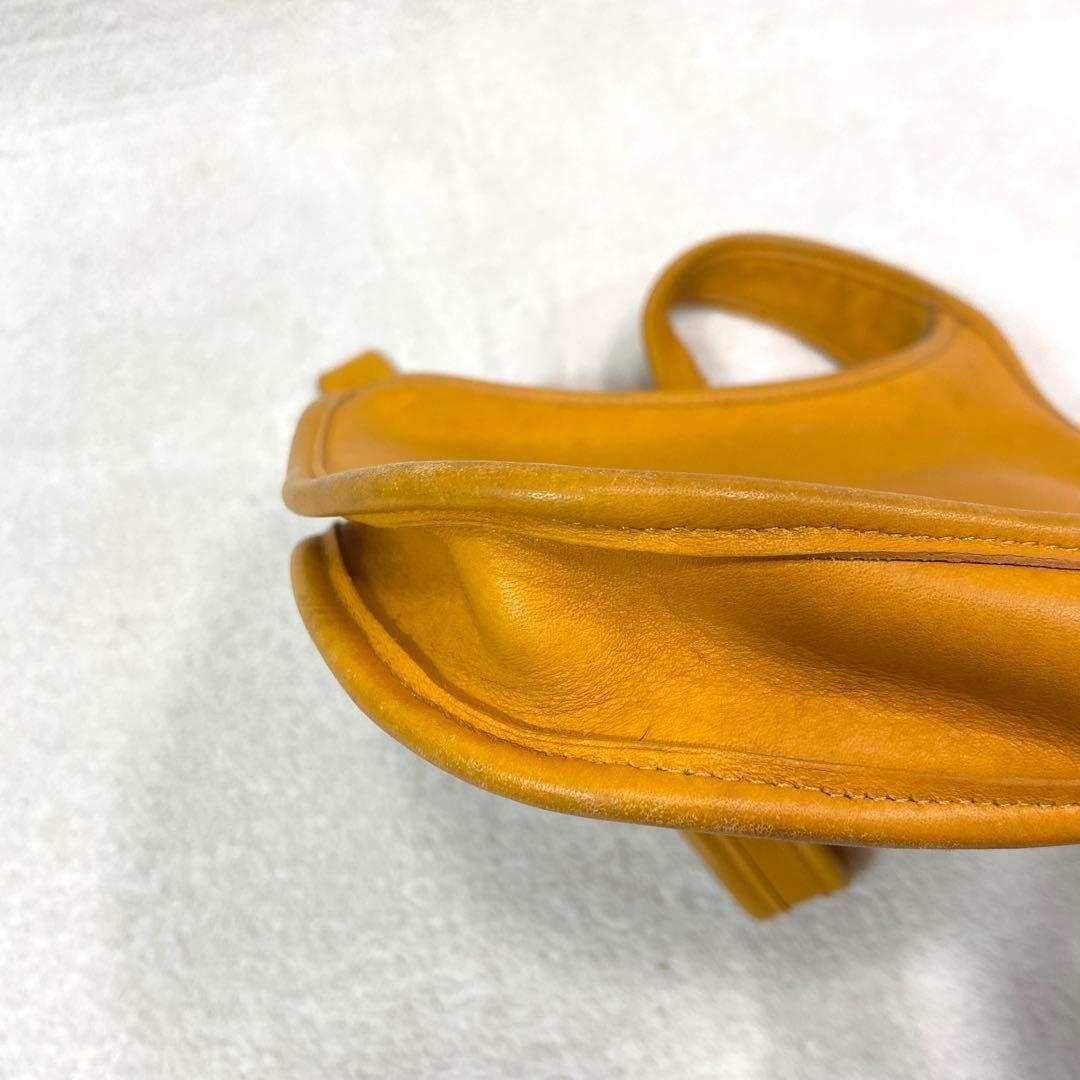 バッグ VINTAGE OLD COACH ERGO USA yellow BAG