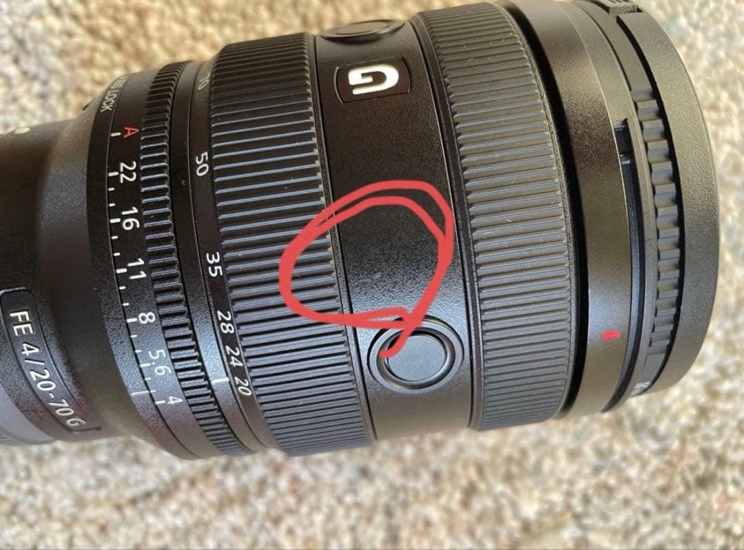 レンズ(ズーム) sony FE20-70mm F4G