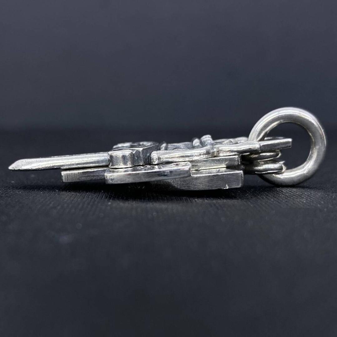 CHROME HEARTS シルバー 925 3トリンケッツ ペンダント