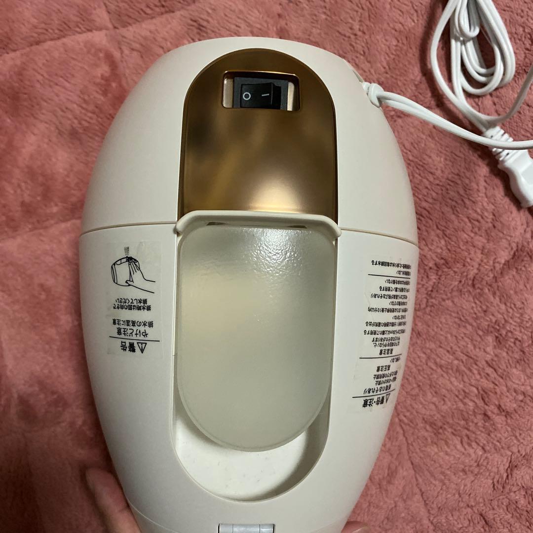 フェイススチーマー ホワイト ミラー付き