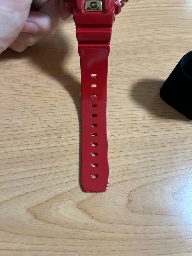 G-SHOCK デジタル腕時計 レッド　CASIO30周年