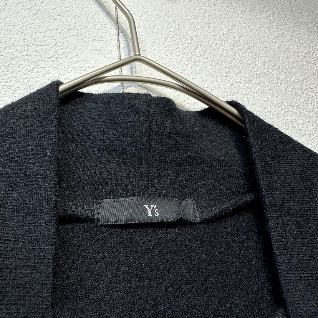 希少 美品 ワイズヨウジヤマモト ウール ハイネック 総柄 刺繍デザイン ニット