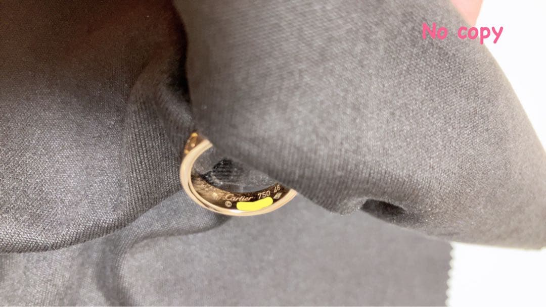 Cartier ミニラブリング 46 ピンクゴールド